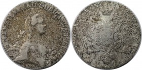 Russische Münzen und Medaillen, Katharina II. (1762-1796). 1 Rubel 1769 SPB-TI-CA. Silber. Bitkin 206. Vorzüglich