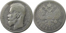 Russische Münzen und Medaillen, Nikolaus II. (1894-1918). 1 Rubel 1899. Silber. Bitkin 205. Sehr schön
