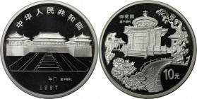 Weltmünzen und Medaillen, China. Palastmuseum in Peking. 10 Yuan 1997. 31,14 g. 0.999 Silber. KM 1096. Polierte Platte, mit Kapsel