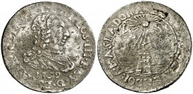 1759. Carlos III. Palma de Mallorca. Medalla de Proclamación. (Boada 18) (Ha. 33) (Cru.Medalles 224) (MHE. 280, mismo ejemplar) (RAH. 250-251) (V.Q. 1...