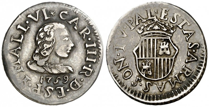 1759. Carlos III. Palma de Mallorca. Medalla de Proclamación. (Boada 19) (Ha. 34...