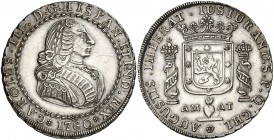 1760. Carlos III. Chile. Medalla de Proclamación. (Betts 452) (Ha. 54) (MHE. 295, mismo ejemplar) (Medina 62) (RAH. 275) (Ruiz Trapero 75) (V. 35) (V....