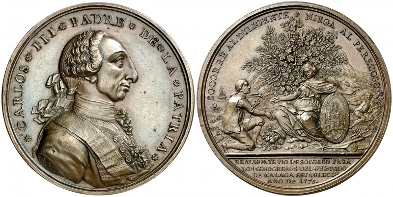 1776. Carlos III. Creación del Montepío de Cosecheros del Obispado de Málaga. Me...