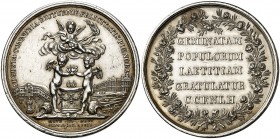 1785. Carlos III. Bodas de los infantes de España y Portugal. Medalla. (MHE. 330, mismo ejemplar) (RAH. 323 var. metal) (Ruiz Trapero117-118 var. meta...