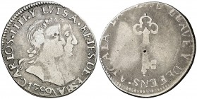 1789. Carlos IV. Alcalá la Real. Medalla de Proclamación. (Ha. 1) (Ruiz Trapero 124) (V. 681) (V.Q. 13065). 5,91 g. Ø25 mm. Plata. Ex Áureo 17/04/2002...