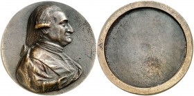 s/d (hacia 1788). Carlos IV. Medallón circular. 147,85 g. Ø71 mm. Bronce. Grabador: Atribuida a Mariano González Sepúlveda. Unifaz. Rara. EBC.