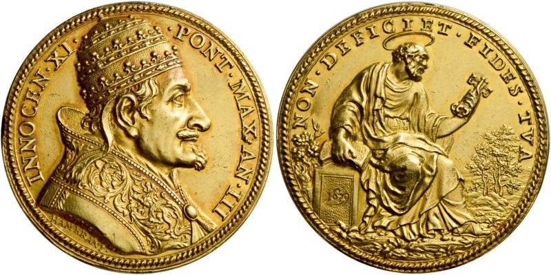 Innocenzo XI (Benedetto Odescalchi di Como), 1676 – 1689.

Medaglia anno III/1...