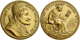 Innocenzo XI (Benedetto Odescalchi di Como), 1676 – 1689.

Medaglia anno III/1679, Æ dorato 18,67 g. Ø 33,2 mm. Per la pace di Nimega (opus: Giovann...