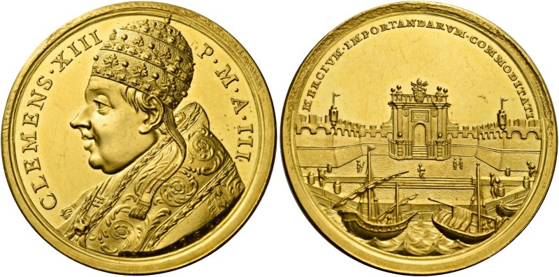 Clemente XIII (Carlo Rezzonico di Venezia), 1758 – 1769.

Medaglia anno III/17...