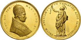 Leone XII (Annibale Sermattei della Genga di Genga), 1823 – 1829.

Medaglia anno I (1824), AV 42,73 g. Ø 42,2 mm. Per l’indizione dell’Anno Santo 18...