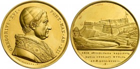 Gregorio XVI (Bartolomeo Alberto Mauro Cappellari di Belluno), 1831 – 1846.

Medaglia anno XII/1842, AV 48,96 g. Ø 43,6 mm. Per il restauro della fo...