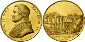 Pio IX (Giovanni Maria Mastai Ferretti di Senigallia), 1846 – 1878.

Medaglia anno VI/1851, AV 52,53 g. Ø 43,3 mm. Per la costruzione del ponte di A...