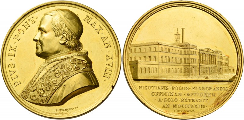 Pio IX (Giovanni Maria Mastai Ferretti di Senigallia), 1846 – 1878.

Medaglia ...