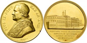 Pio IX (Giovanni Maria Mastai Ferretti di Senigallia), 1846 – 1878.

Medaglia anno XVIII/1863, AV 54,95 g. Ø 43,5 mm. Per l’inaugurazione del nuovo ...