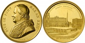 Pio IX (Giovanni Maria Mastai Ferretti di Senigallia), 1846 – 1878.

Medaglia anno XXII/1867, AV 51,70 g. Ø 43,5 mm. Per la realizzazione della scal...