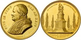 Pio IX (Giovanni Maria Mastai Ferretti di Senigallia), 1846 – 1878.

Medaglia anno XXIV (1869), AV 50,95 g. Ø 43,5 mm. Per l’erezione del monumento ...