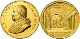 Pio IX (Giovanni Maria Mastai Ferretti di Senigallia), 1846 – 1878.

Medaglia anno XXVIII/1873, AV 54,94 g. Ø 43,8 mm. Per i lavori di restauro dell...