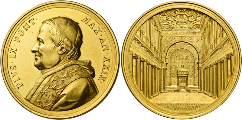 Pio IX (Giovanni Maria Mastai Ferretti di Senigallia), 1846 – 1878.

Medaglia ...