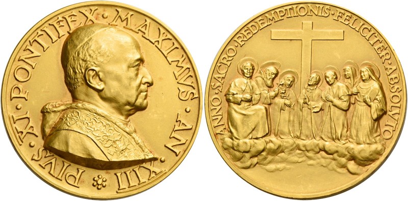 Pio XI (Achille Ratti di Desio), 1922 – 1939.

Medaglia anno XIII (1934), AV 6...