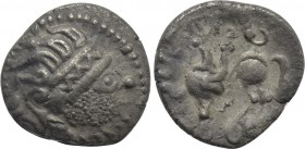 EASTERN EUROPE. Imitations of Philip II of Macedon (2nd-1st centuries BC). Drachm. Mint in the region of Velem, Hungary. "Kapostaler Kleingeld" type.