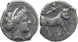 CAMPANIA. Neapolis. Nomos (Circa 300 BC).