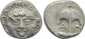 THRACE. Apollonia Pontika. Drachm (Late 5th-4th century BC).