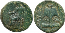 THRACE. Apollonia Pontika. Ae (3rd-2nd centuries BC). Mys-, magistrate.