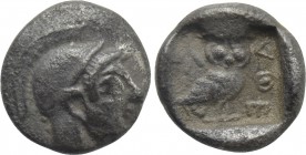 ATTICA. Athens. Obol (500/490-485/0 BC).