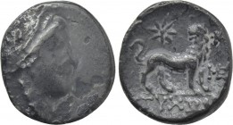 IONIA. Miletos. Hemidrachm (Circa 225-190 BC). Tychon, magistrate.