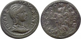 MACEDON. Thessalonica. Julia Paula (Augusta, 219-220). Ae.