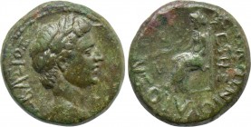 PISIDIA. Apollonia-Mordiaeum. Augustus (27 BC-14 AD). Ioulios Biton, magistrate.