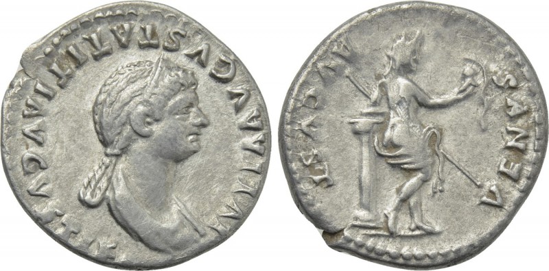 JULIA TITI (Augusta, 79-90/1). Denarius. Rome. 

Obv: IVLIA AVGVSTA TITI AVGVS...