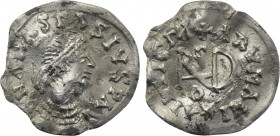 GEPIDS. Theodoric (489-526). 1/4 Siliqua. Sirmium. In the name of Byzantine emperor  Anastasius I.