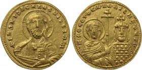 NICEPHORUS II PHOCAS (963-969). GOLD Histamenon. Constantinople.