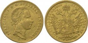 AUSTRIA. Franz Josef I (1848-1916). GOLD Ducat (1860-E). Karlsburg.