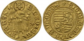 HUNGARY. Sigismund (1387-1437). GOLD Aranyforint – Goldgulden. Nagybánya (Baia Mare). Struck 1402-1404.
