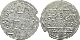 OTTOMAN EMPIRE. Ahmed III (AH 1115-1143/1703-1730 AD). Zolota. Qustantiniya (Constantinople). Dated AH 1115 (1703 AD).