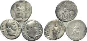 3 Denari of Caesar and Nero.