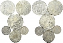 6 modern coins.