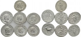 7 Coins of Philip the Arab and his Family.