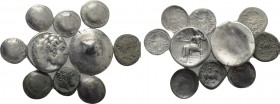 10 Celtic and Greek Coins.