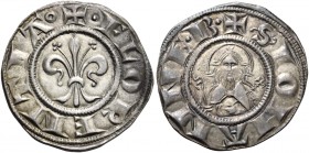 Repubblica, sec. XIII-1533. 

Fiorino nuovo da 12 denari (III serie, 1267-1279), AR 1,73 g. FLORENTIA Giglio. Rv. S IOHANNE’ B Busto di S. Giovanni ...