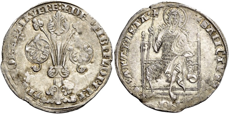 Repubblica, sec. XIII-1533. 

Guelfo da 4 soldi 1345/1346, AR 2,42 g. + DET TI...