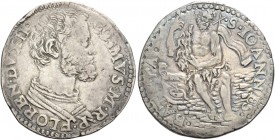 Cosimo I de’Medici, 1537-1574. I periodo: duca della Repubblica di Firenze, 1537-1555. 

Testone, AR 9,23 g. COSMVS M R P FLOREN DVX II Busto corazz...