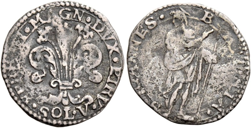 Ferdinando II de’Medici 1621-1670. 

Carlino da 5 soldi o quarto di lira, AR 1...