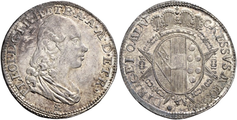 Pietro Leopoldo di Lorena, 1765-1790. 

Paolo 1789, AR 5,43 g. P LEOP D G P R ...