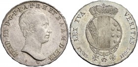 Ferdinando III di Lorena, 1790-1801 e 1814-182. 

Mezzo francescone 1823. Pagani 70. MIR 437.
Raro. q.Fdc