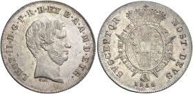 Leopoldo II di Lorena, 1824-1859. 

Paolo 1856. Pagani 150. MIR 457/5.
Spl / migliore di Spl