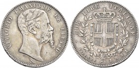Vittorio Emanuele II re eletto, 1859-1861. 

Da 2 lire 1861 Firenze. Pagani 437. MIR 468/2.
Rarissima. BB

Ex Asta del Titano 57, 1994, 802.