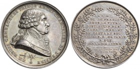 Rito scozzese. 

Mere Loge Ecossaise de France , J. J. Regis Cambaceres 1807, medaglia AR 36,28 g. Ø 41,7mm, [4,2mm, D/ op. Jaley - J•J•REGIS CAMBAC...